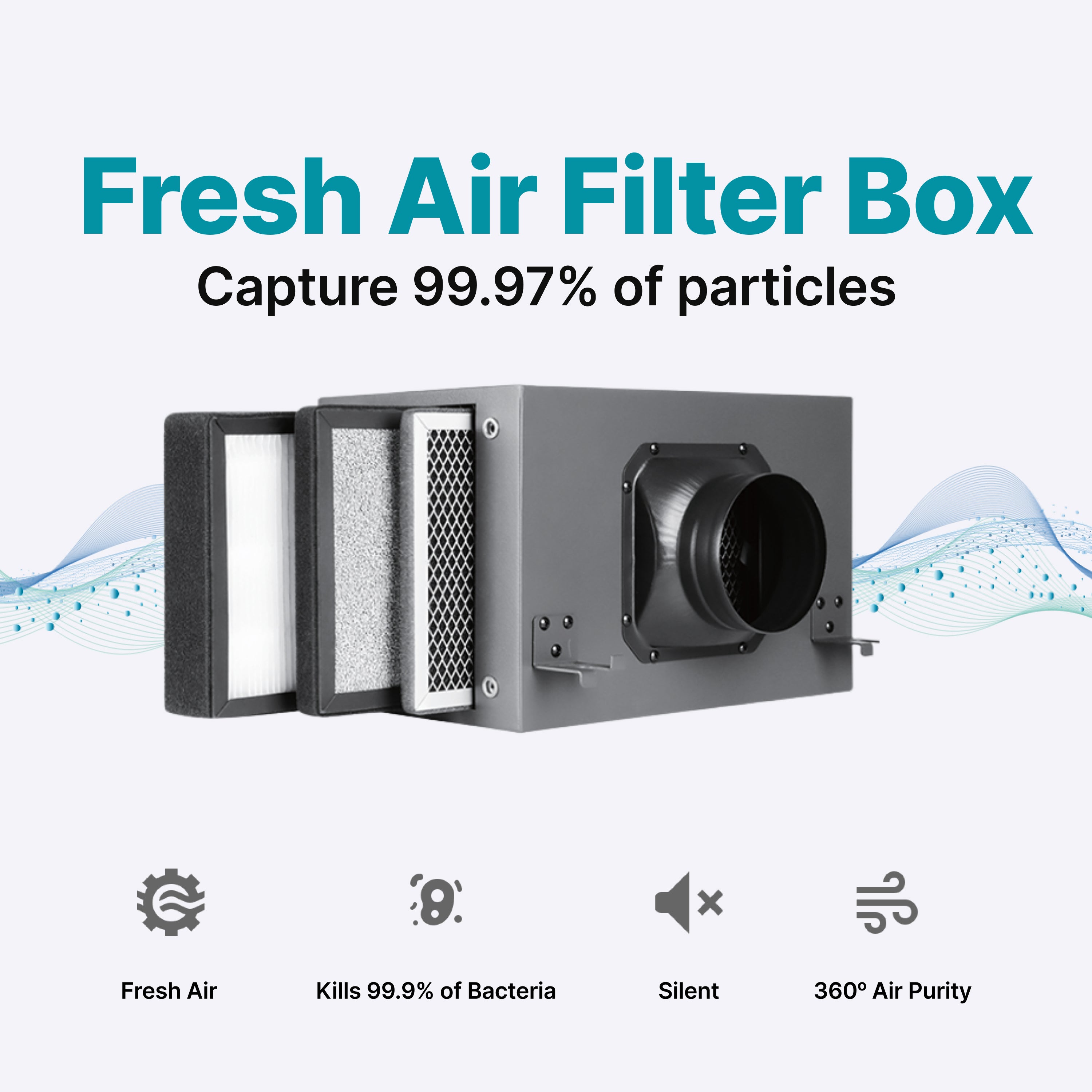 Fresh Air Filter Box - 8 inch